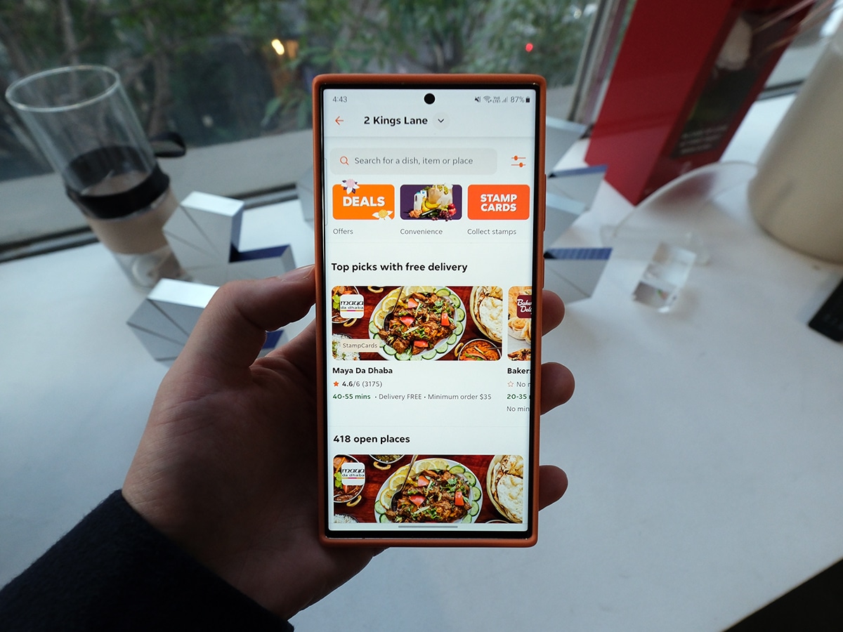 Menulogfood delivery app