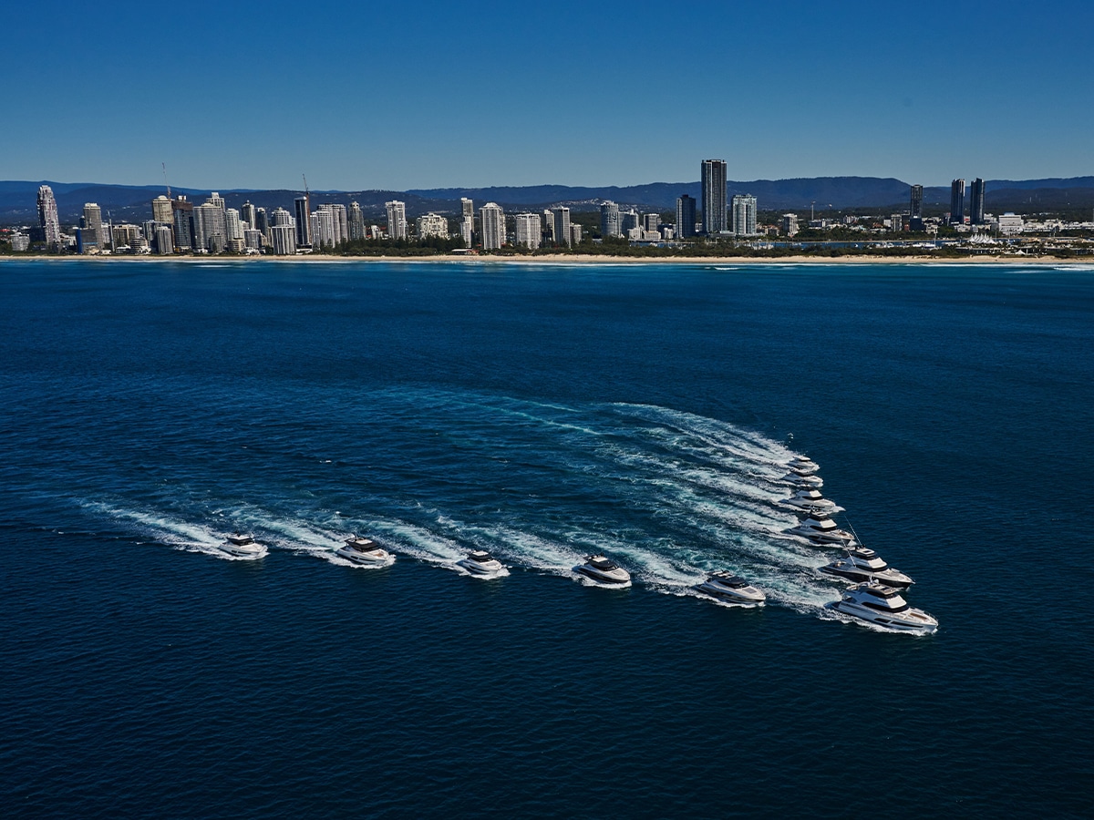 Riviera showcases $30 million dollars worth of luxury yachts ahead of sanctuary cove international boat show