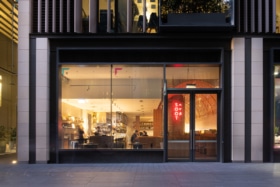 Soot korean bbq from the exterior