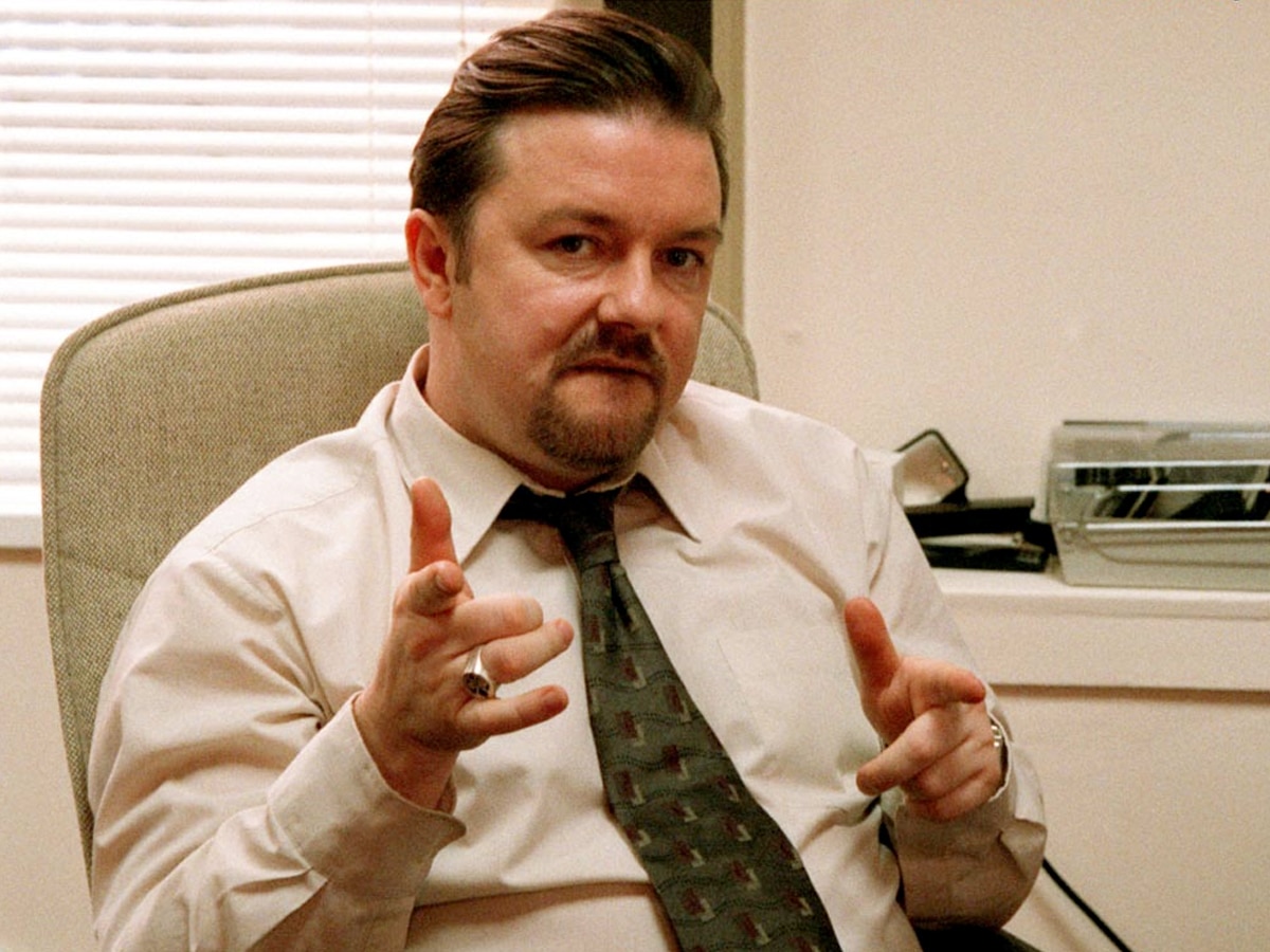 Ricky Gervais as David Brent in 'The Office' | Image: BBC
