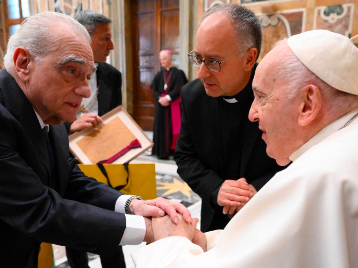 Martin Scorsese meets Pope Francis