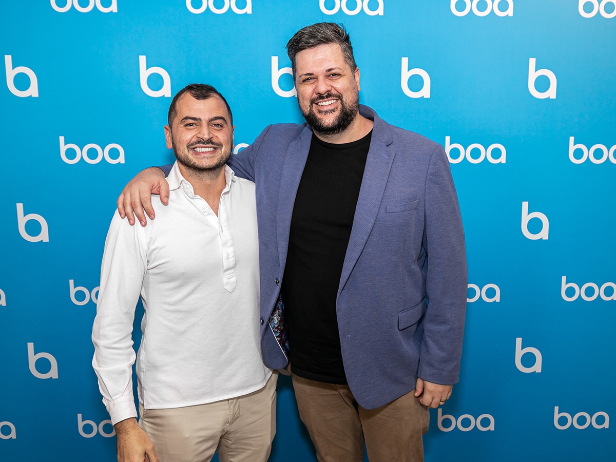 Finder Co-Founder, Jeremy Cabral and Boa CEO Daniel Hakim