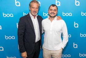 Boa CEO, Daniel Hakim and lead investor, Mark Bouris