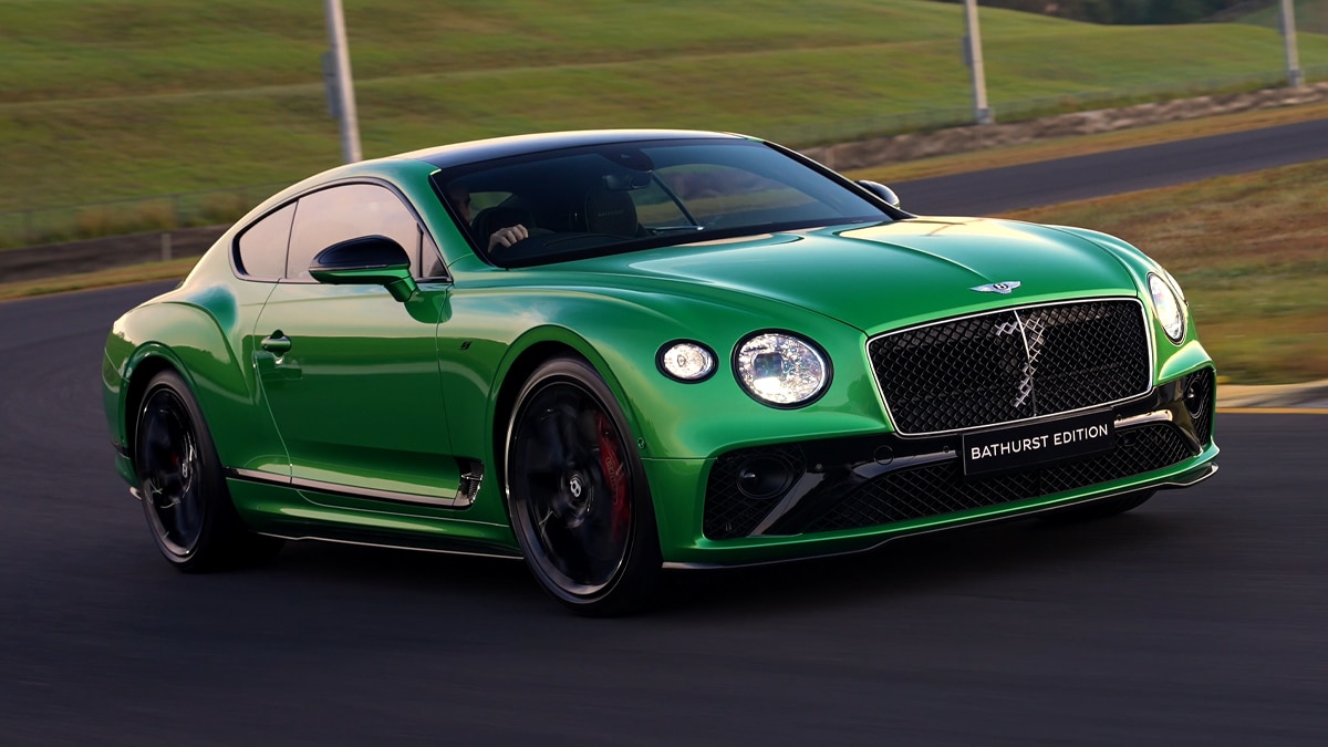 Bentley continental gt s bathurst edition in apple green