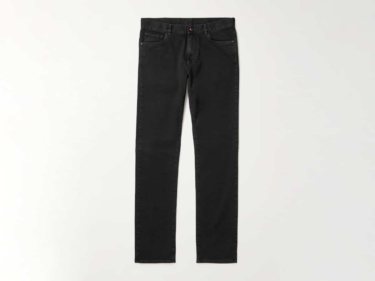 Canali Slim-Fit Straight-Leg Stretch-Denim Jeans | Image: MR PORTER