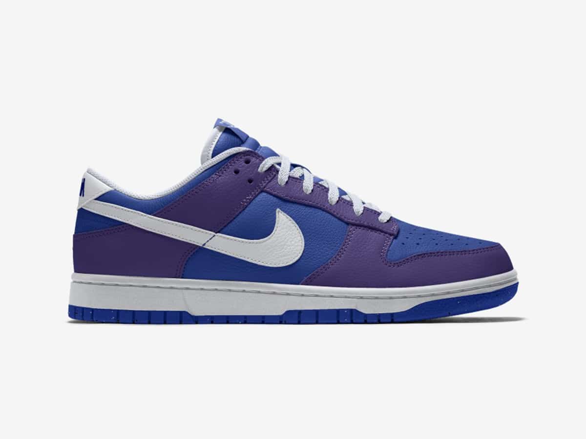 Custom nike dunk low side on