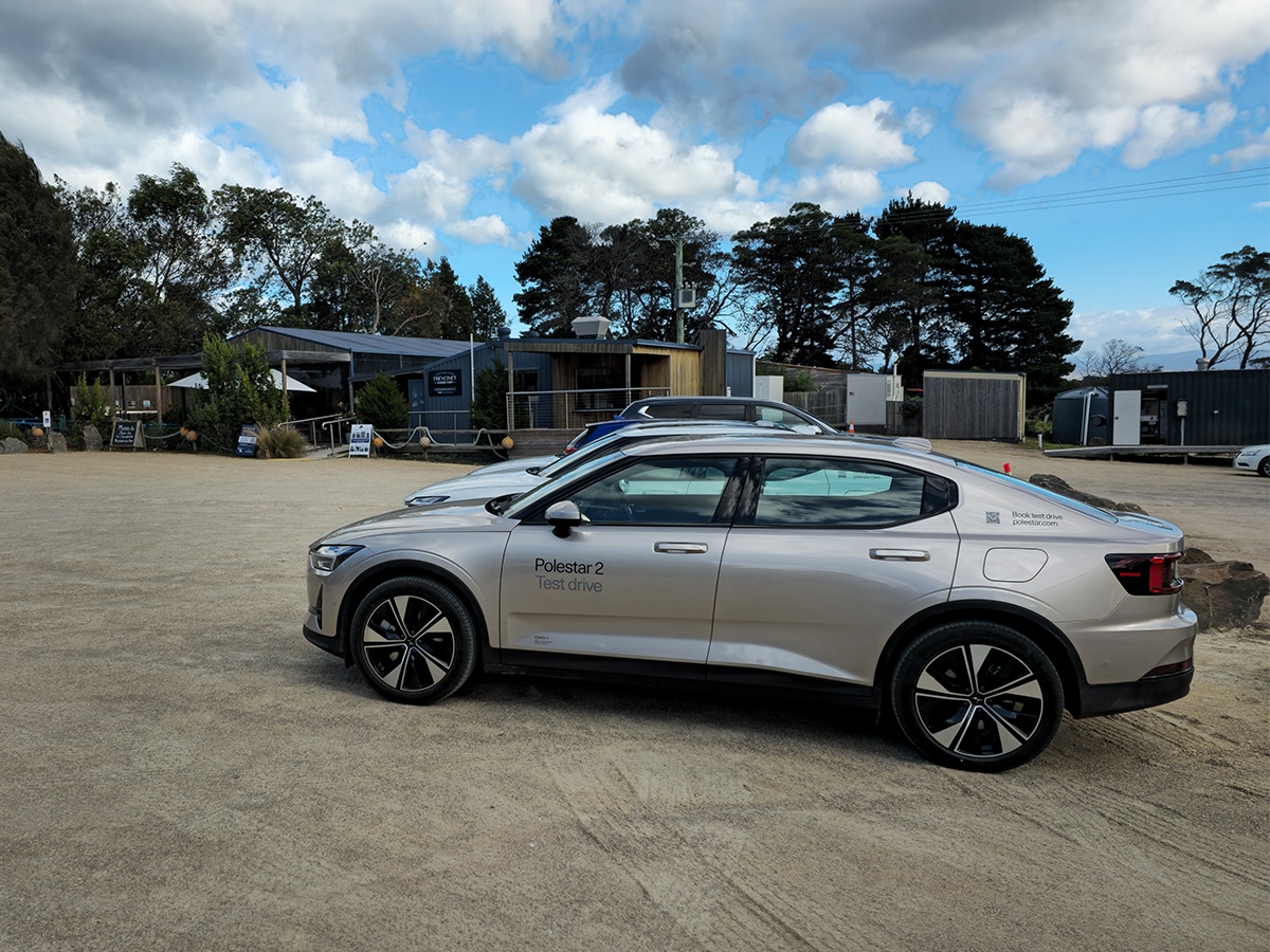 Freycinet marine farms with polestar 2