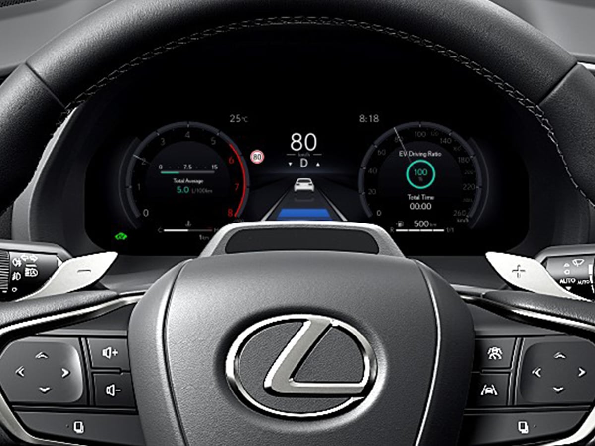 Lexus lbx dashboard
