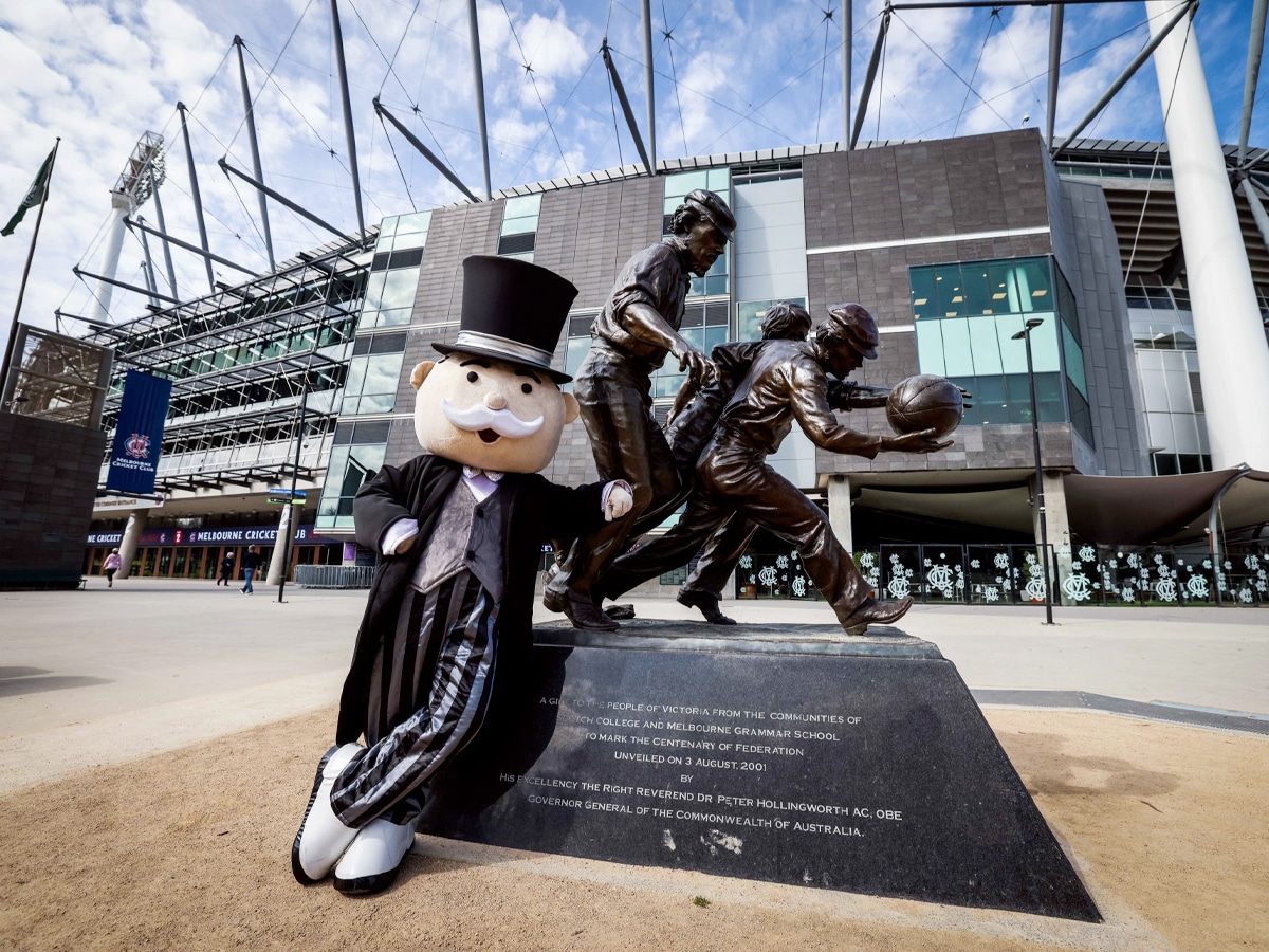 Mr Monopoly for the new MONOPOLY DREAMS in Melbourne | Image: MONOPOLY DREAMS