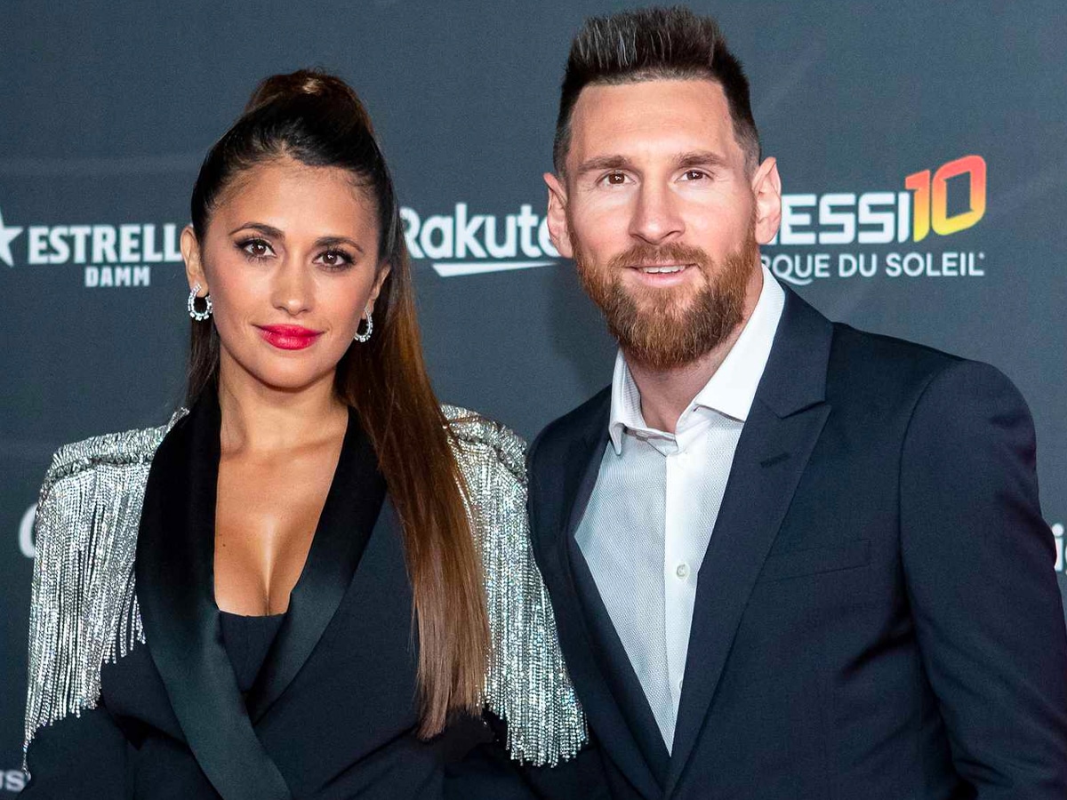 Lionel Messi and his wife Antonela Roccuzzo