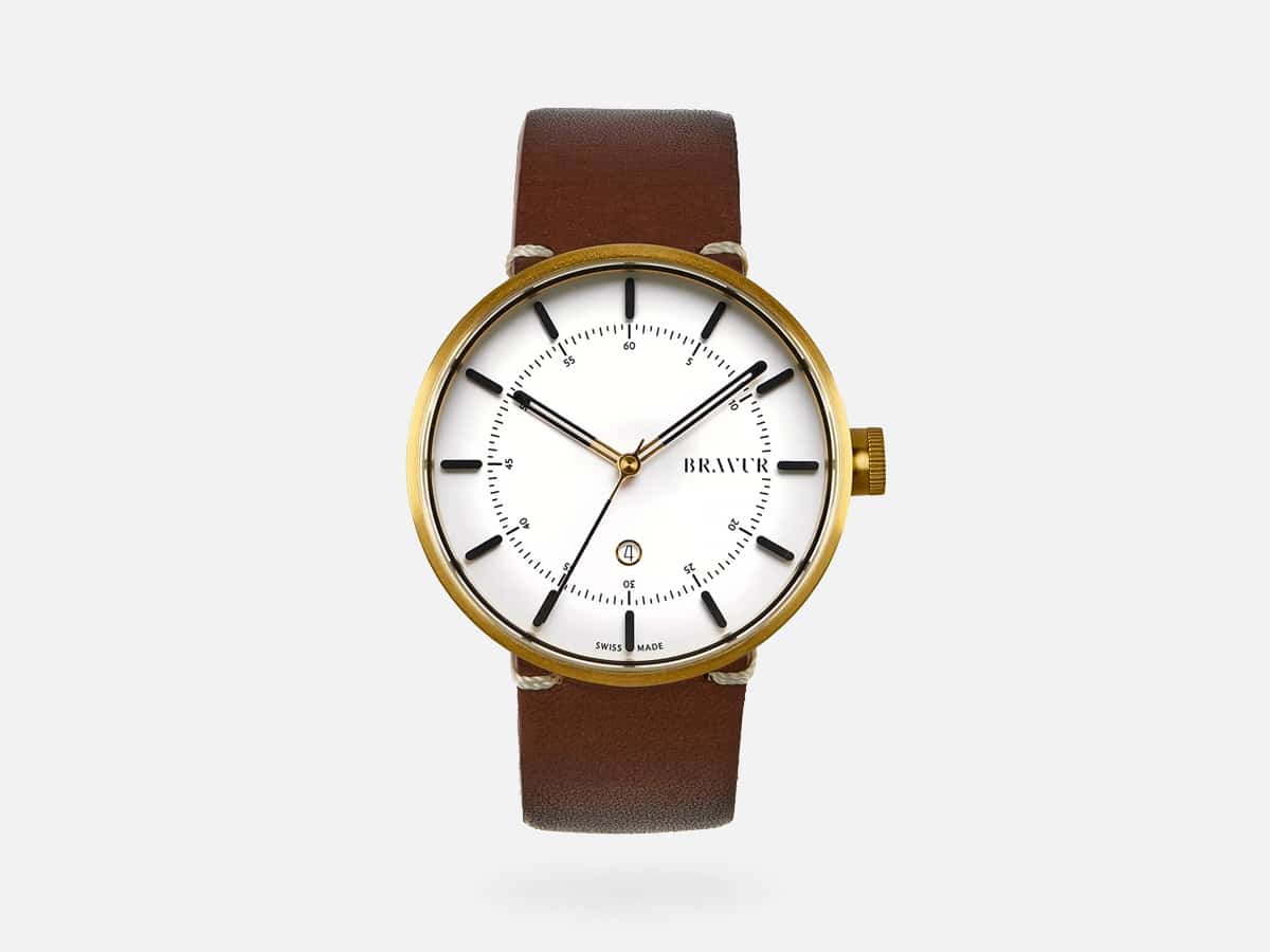 Product image of Bravur BW002G-W-LBR1 Watch