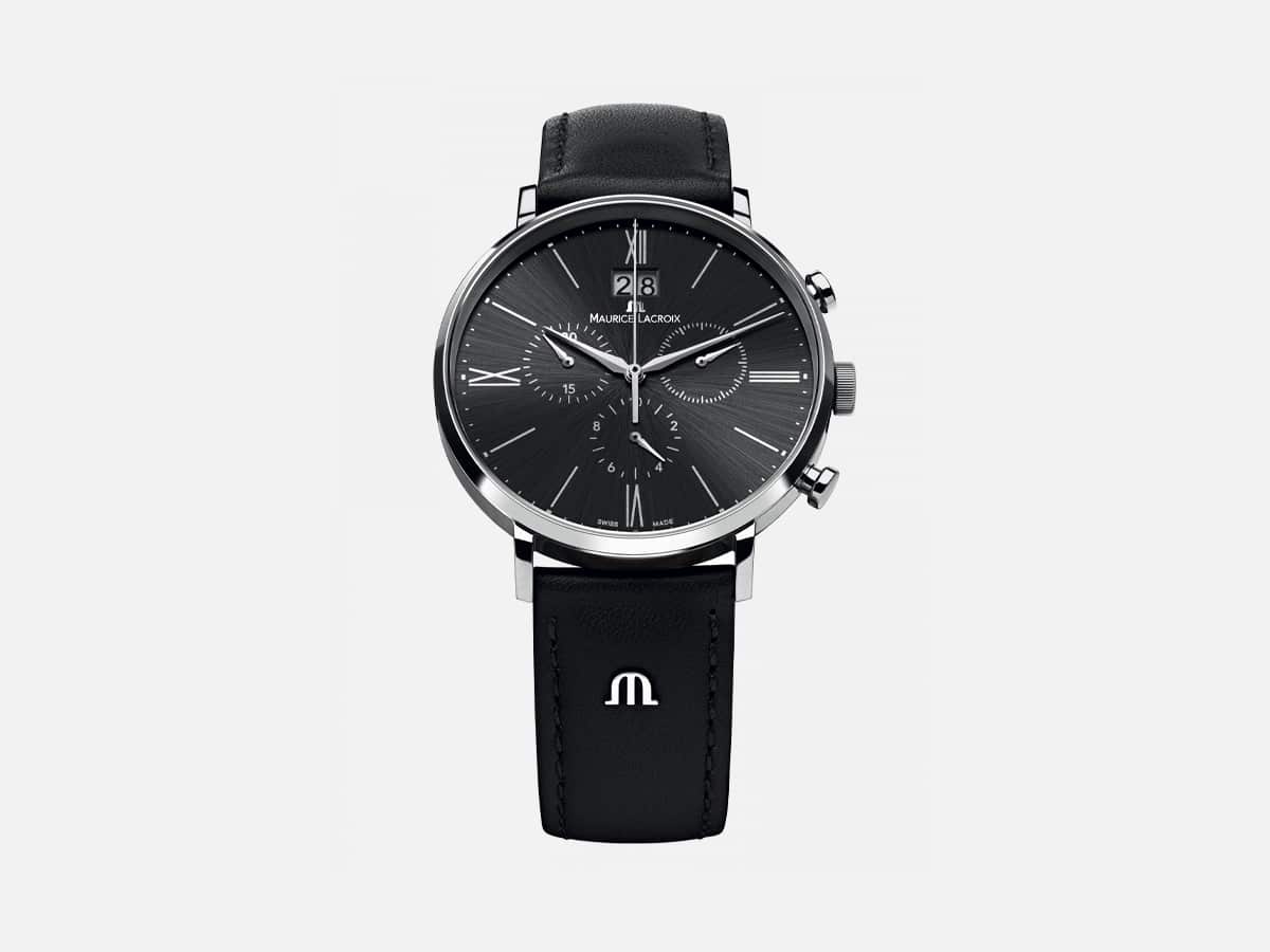 Product image of Maurice Lacroix Men’s EL1088-SS001-810 Eliros Analog Display Analog Quartz Black Watch