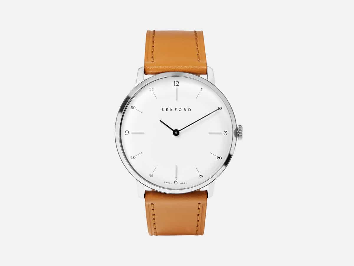 Product image of Sekford Type 1A Stainless Steel And Leather Watch