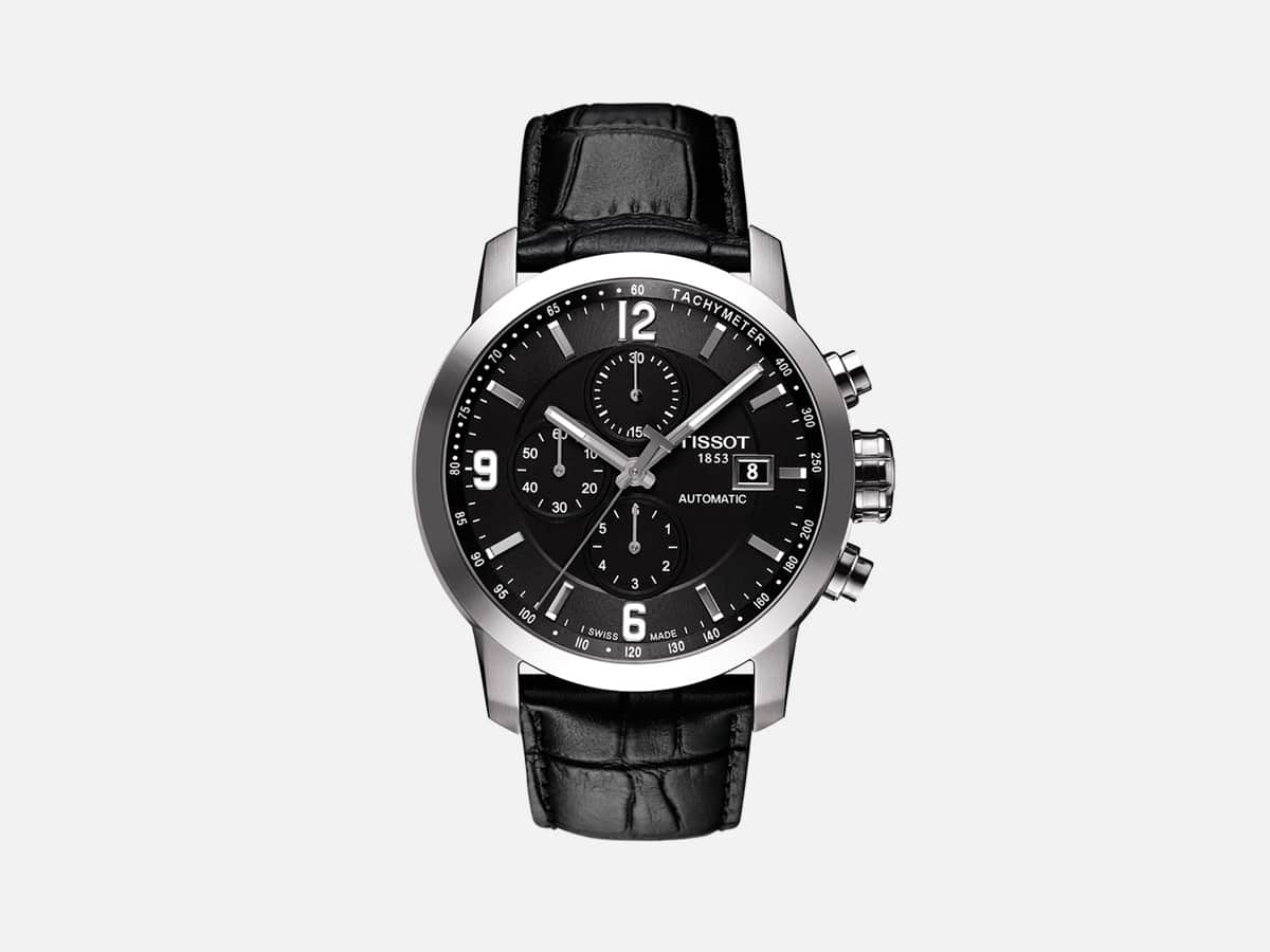 Product image of Tissot Men’s PRC 200 Analog Display Swiss Automatic Black Watch
