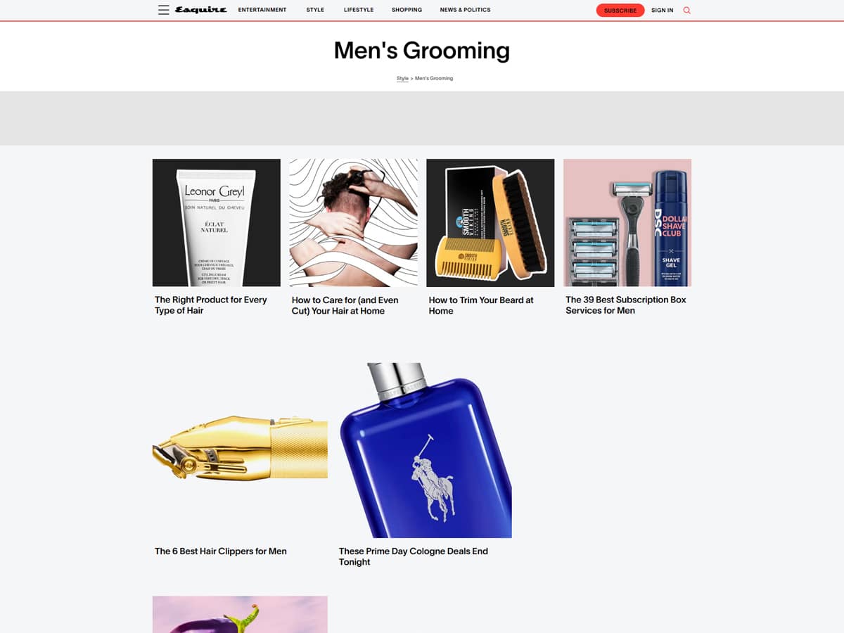 The Grooming Guru Esquire Grooming
