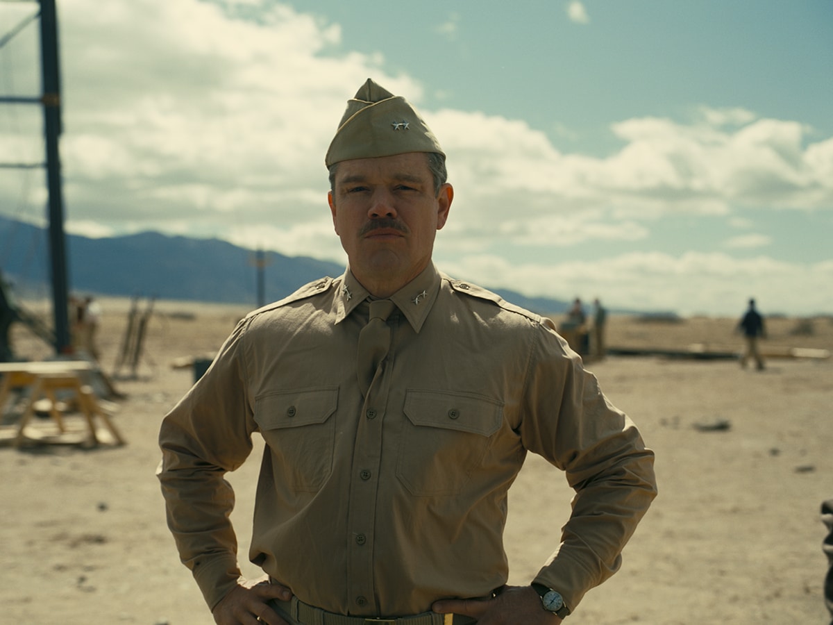 Matt Damon as Lieutenant General Leslie Groves in 'Oppenheimer' (2023) | Image: Universal Pictures