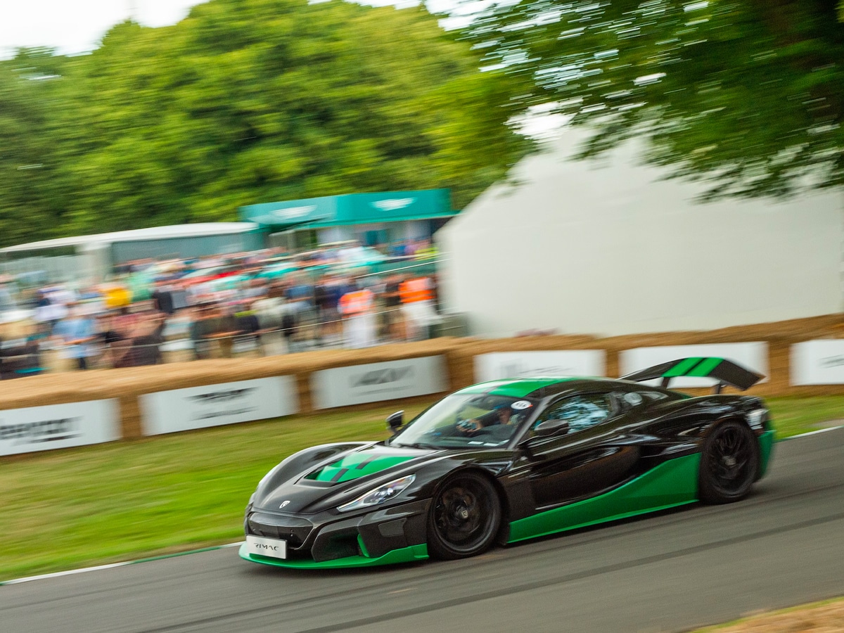 Rimac nevera smashes goodwood festival of speed hill climb record