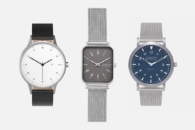 Three minimalist watches