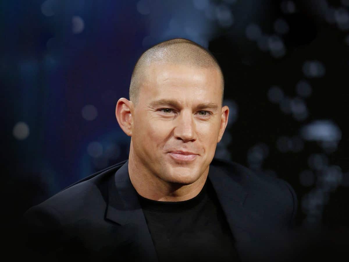 Channing Tatum on The Kelly Clarkson Show with a Buzz Cut