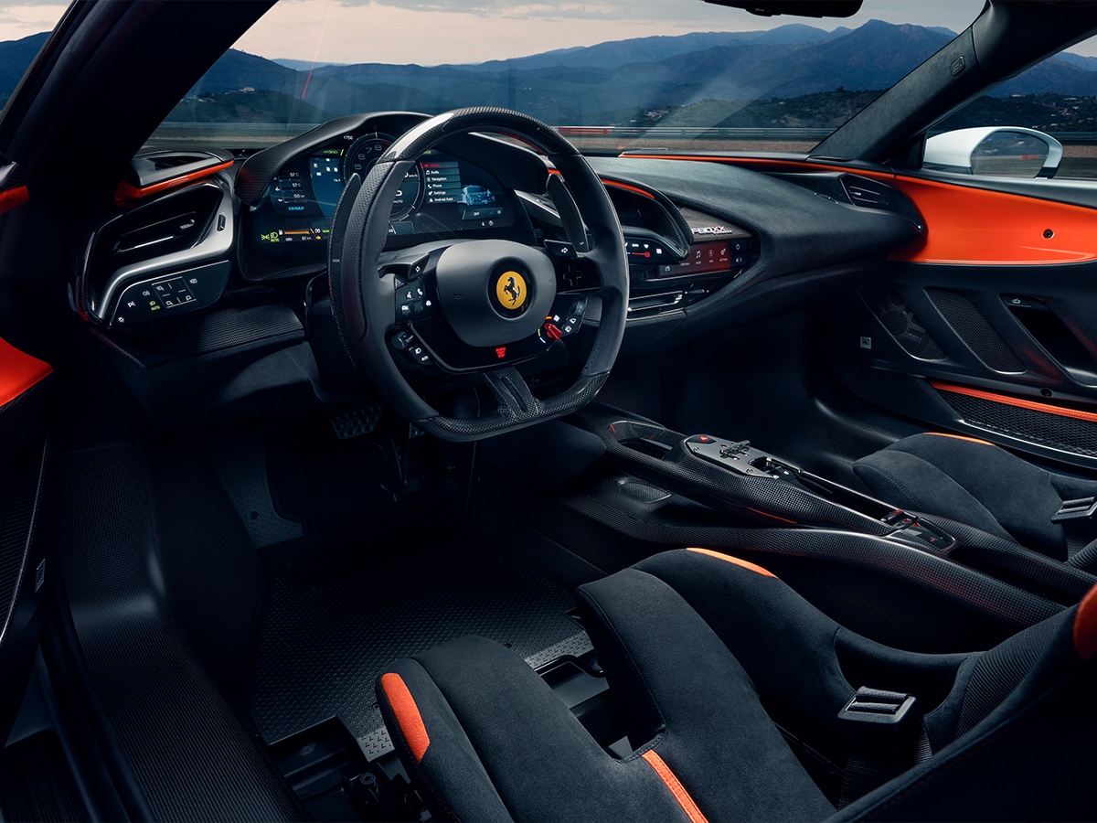 Tableau de bord intérieur Ferrari sf90 xx stradale