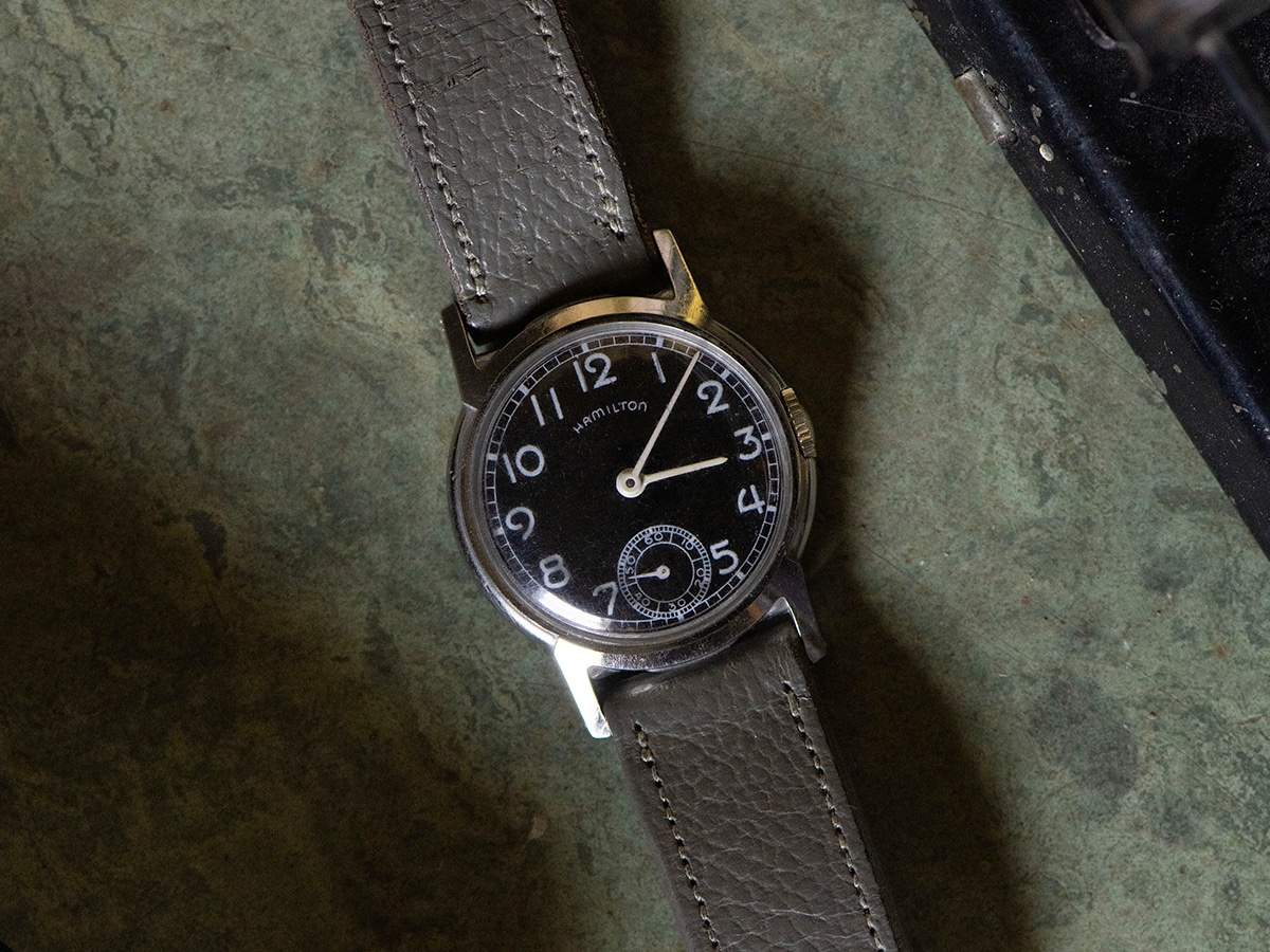 Hamilton Lexington worn by J. Robert Oppenheimer in 'Oppenheimer' (2023) | Image: Hamilton Watches