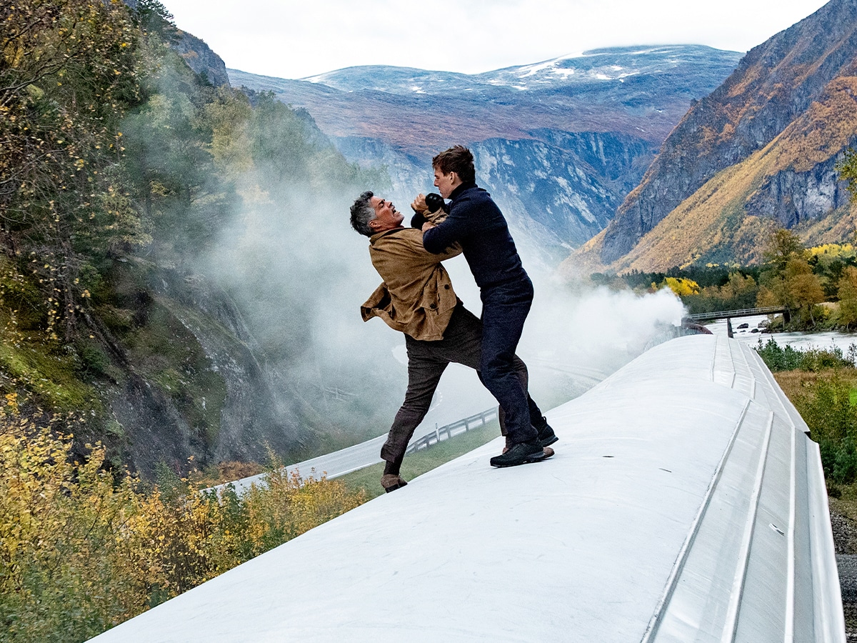 Esai Morales and Tom Cruise in 'Mission: Impossible Dead Reckoning Part One' (2023) | Image: Paramount Pictures