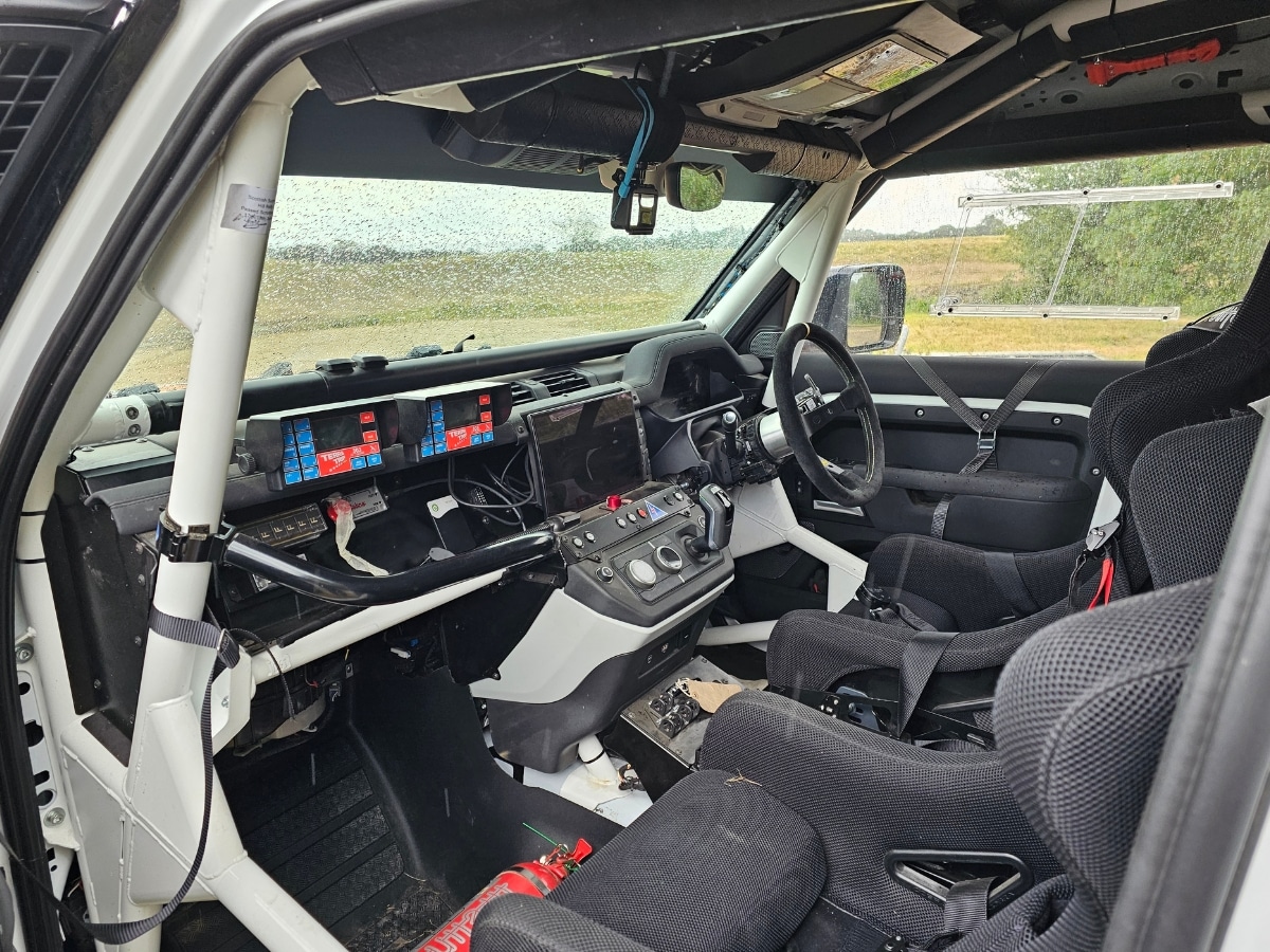 New bowler defender interior and dashboard