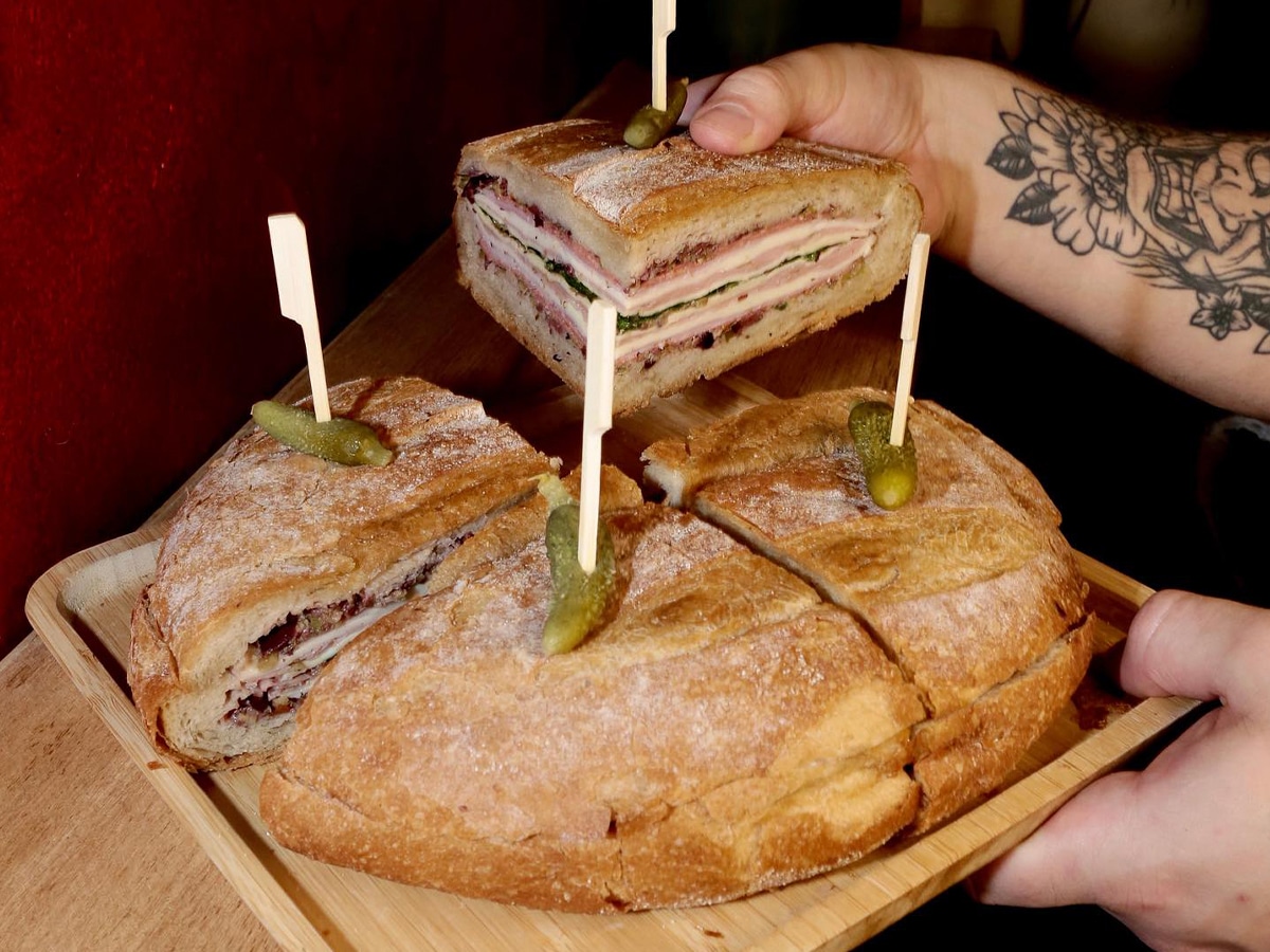 New Orleans-Style Muffuletta from Papa Gede's | Image: Papa Gede's Bar
