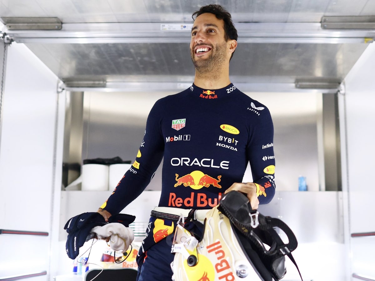 Daniel Ricciardo after tyre testing at Silverstone | Image: Red Bull Oracle Racing