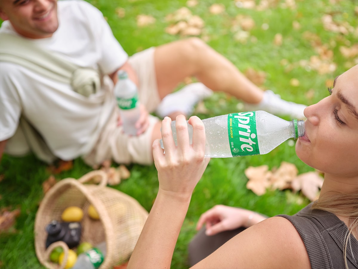 Sprite's iconic green bottles go clear in australia