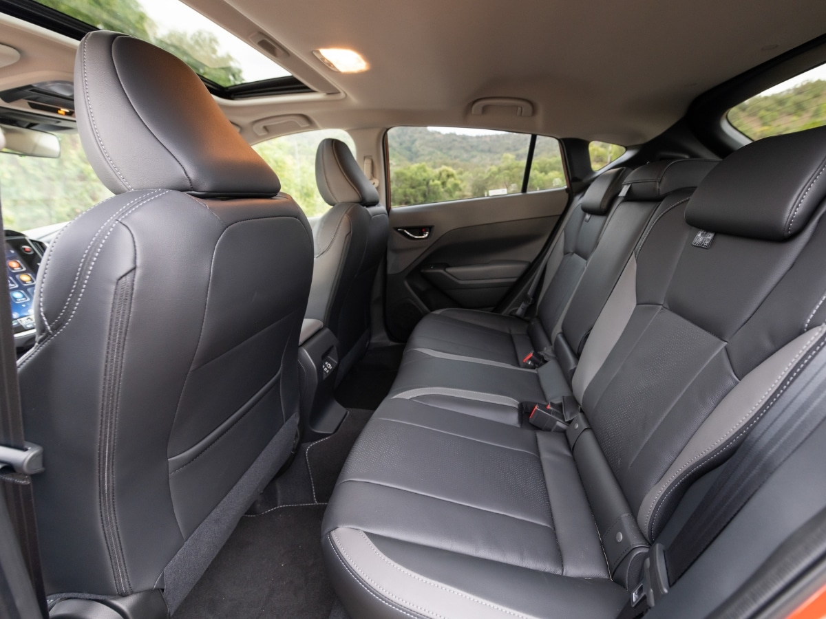 Subaru crosstrek interior rear seates