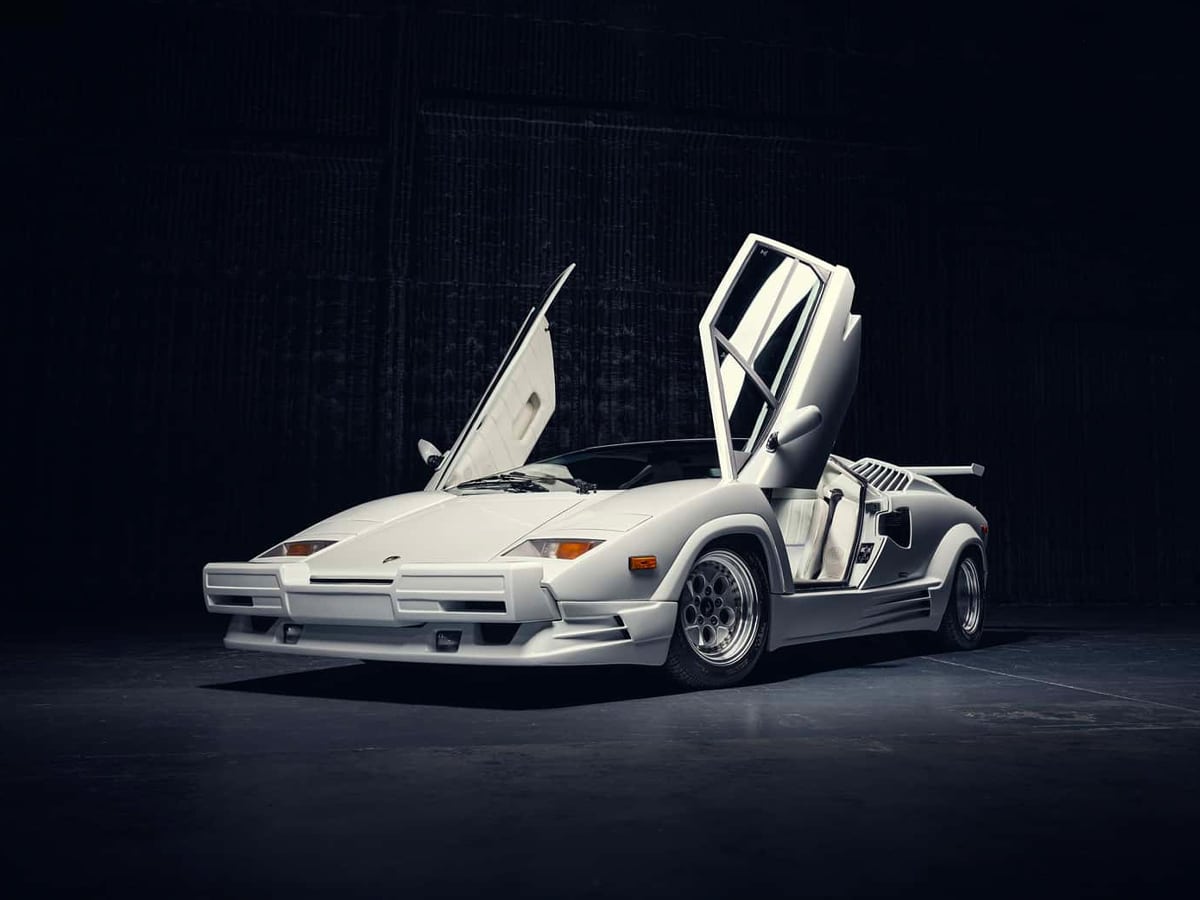 Lamborghini countach from 'the wolf of wall street'