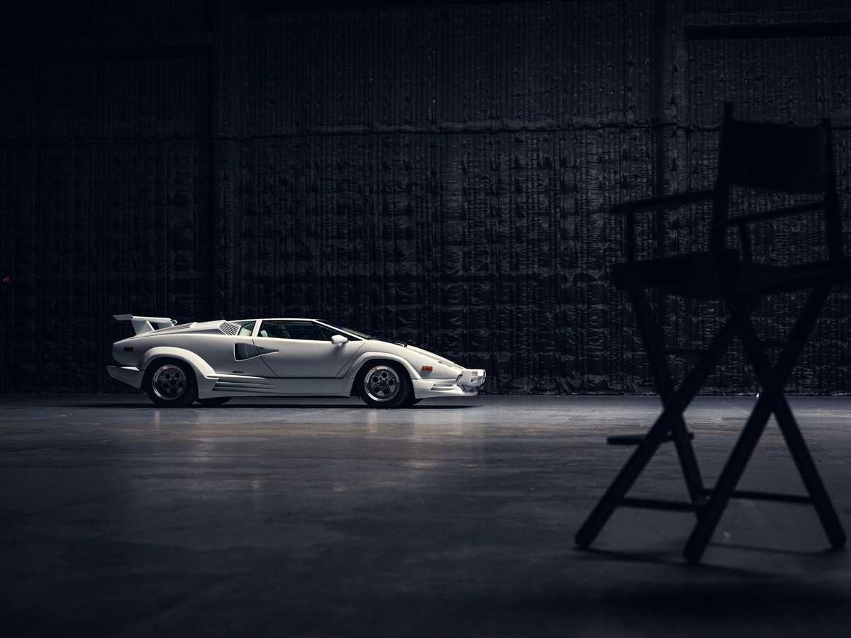 Lamborghini countach from 'the wolf of wall street'