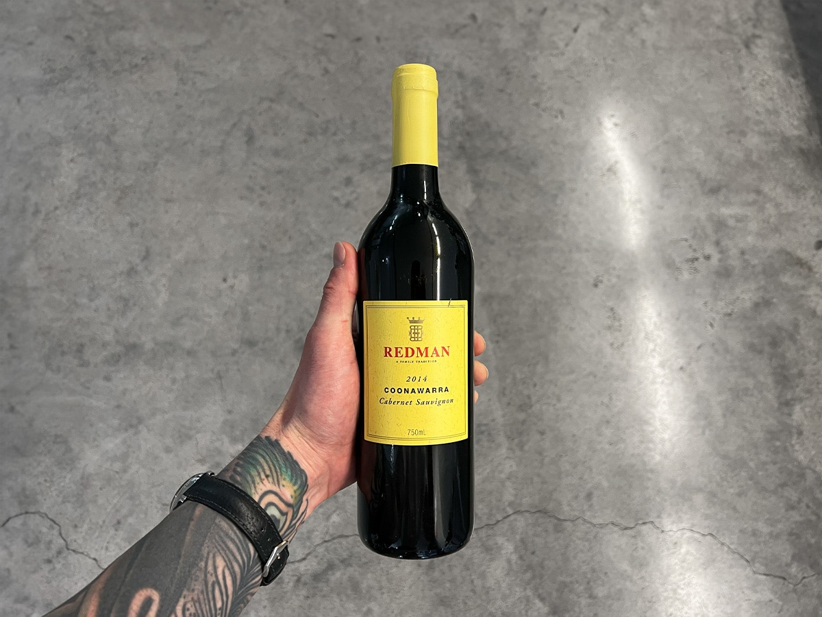 Redman 2014 Coonawarra Cabernet Sauvignon | Image: Man of Many