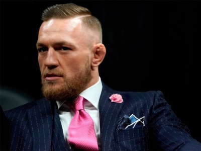 Conor McGregor's 'Fuck You' Pinstripe Suit