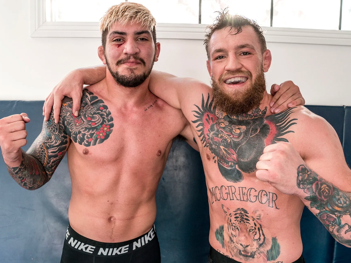 Dillon Danis with his close friend Conor McGregor