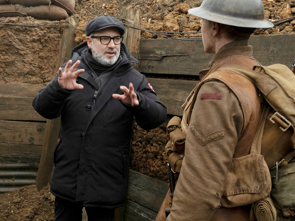 Sam Mendes on the set of '1917' | Image: François Duhamel/Universal Pictures