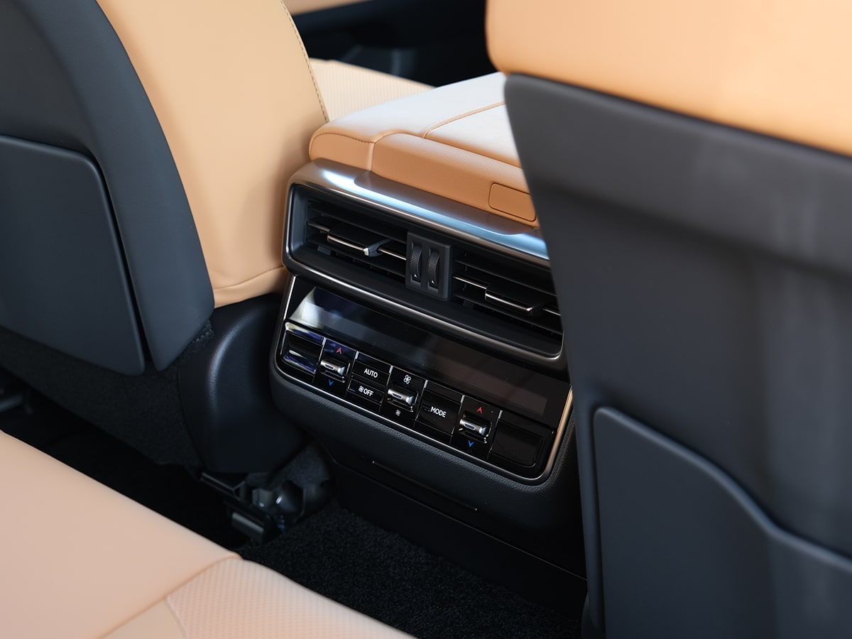 Lexus lx600 rear climate controls