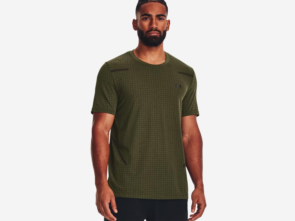 Men's UA Seamless Grid Short Sleeve