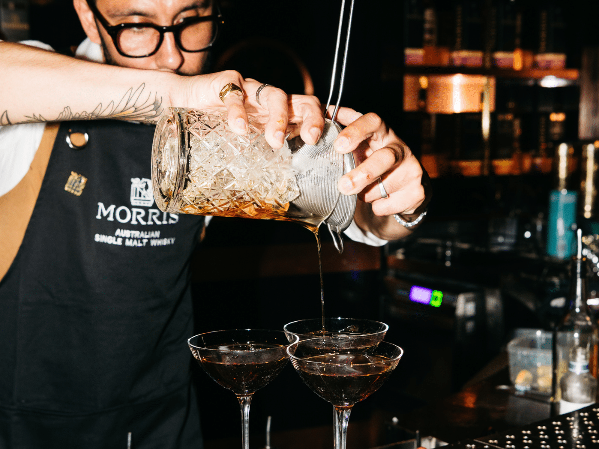 Morris whisky manhattan