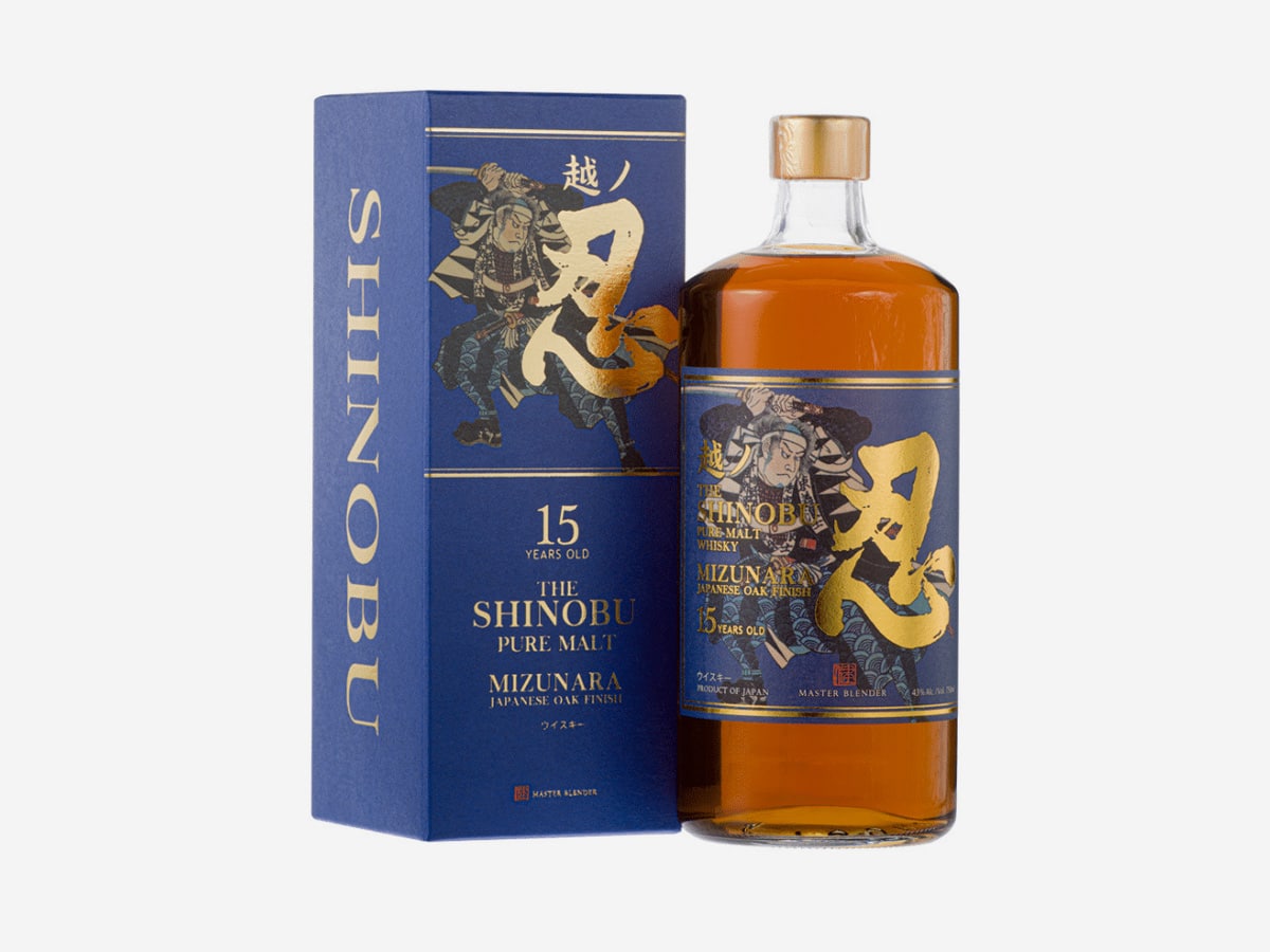 The Shinobu 15 Year Old Mizunara Oak Japanese Whisky | Image: The Shinobu