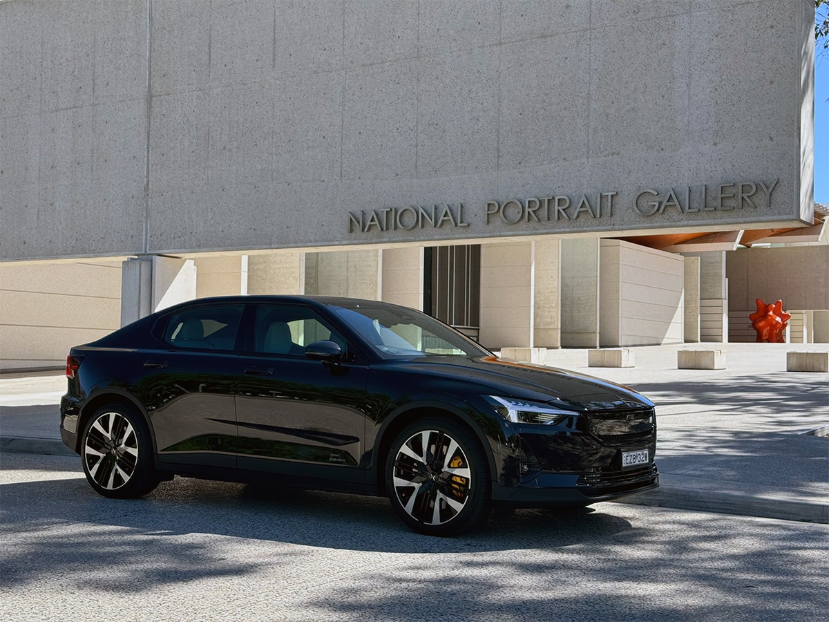 Polestar 2 at national portrait gallery 2