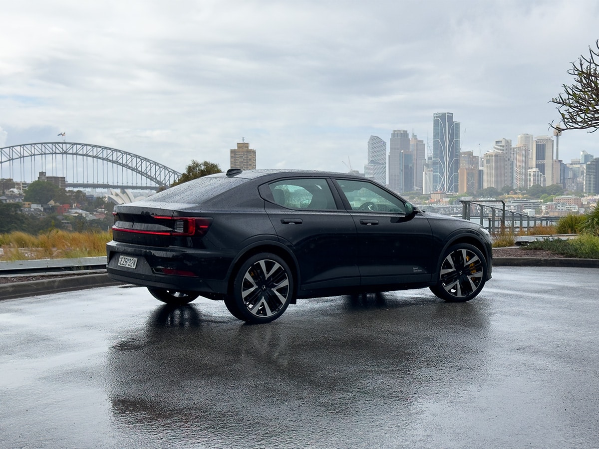 Polestar 2 update feature rear end