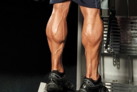 Calf muscles of a man
