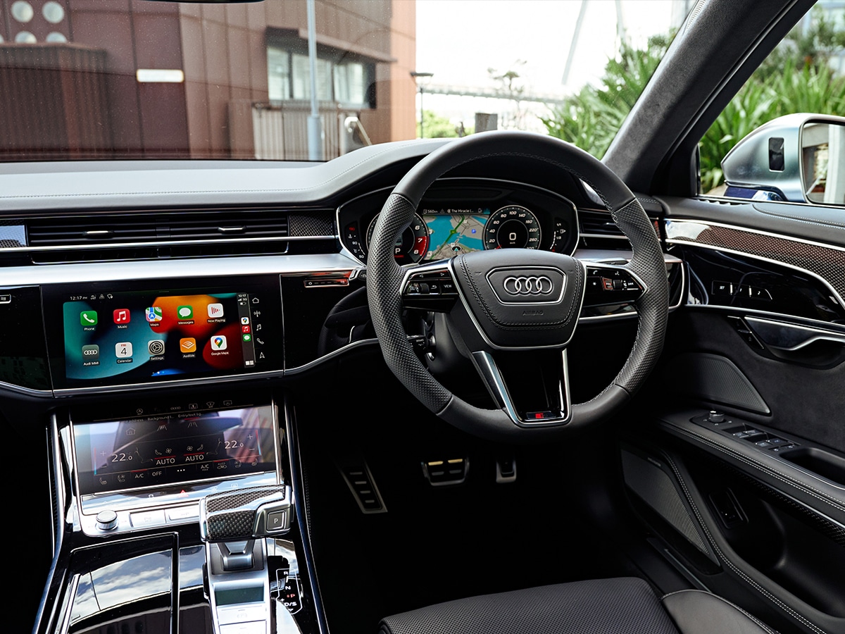 2023 audi s8 dashboard and infotainment