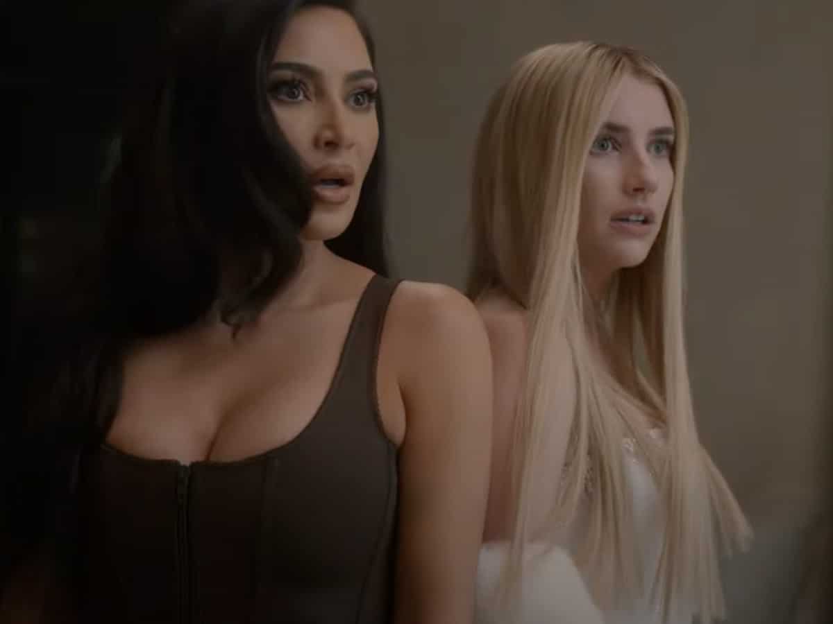 Kim Kardashian and Emma Roberts in 'American Horror Story: Delicate' (2023) | Image: FX