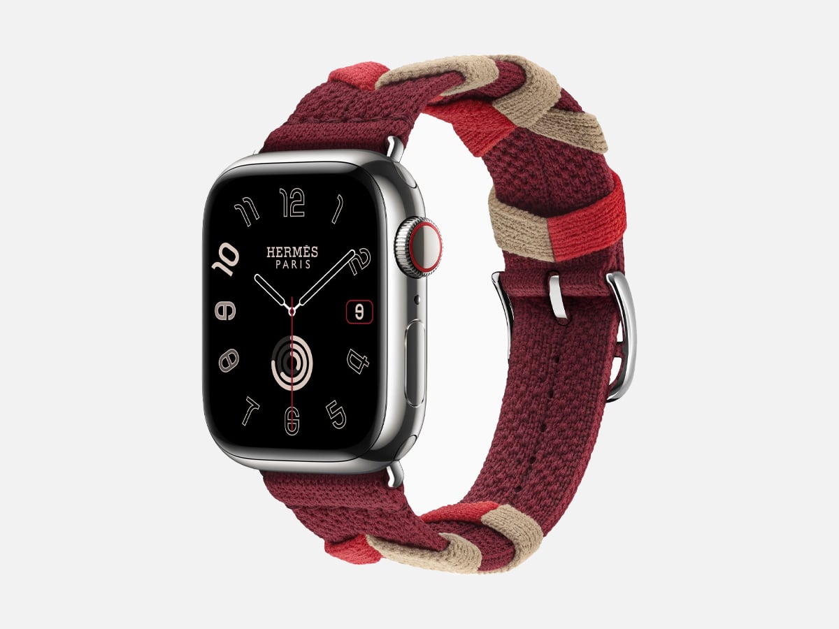 Apple watch hermes rouge h bridon