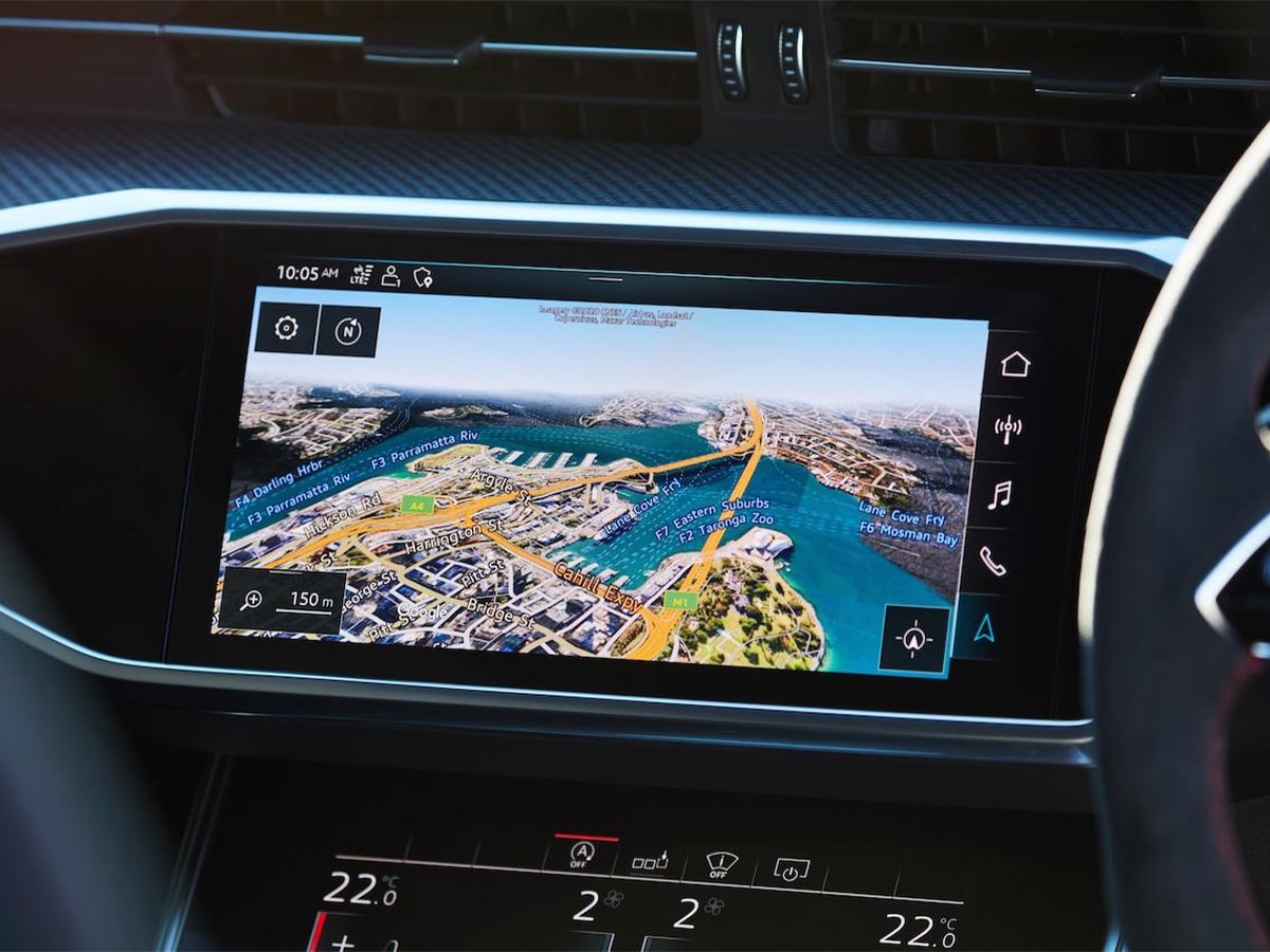 Audi rs 6 infotainment screen