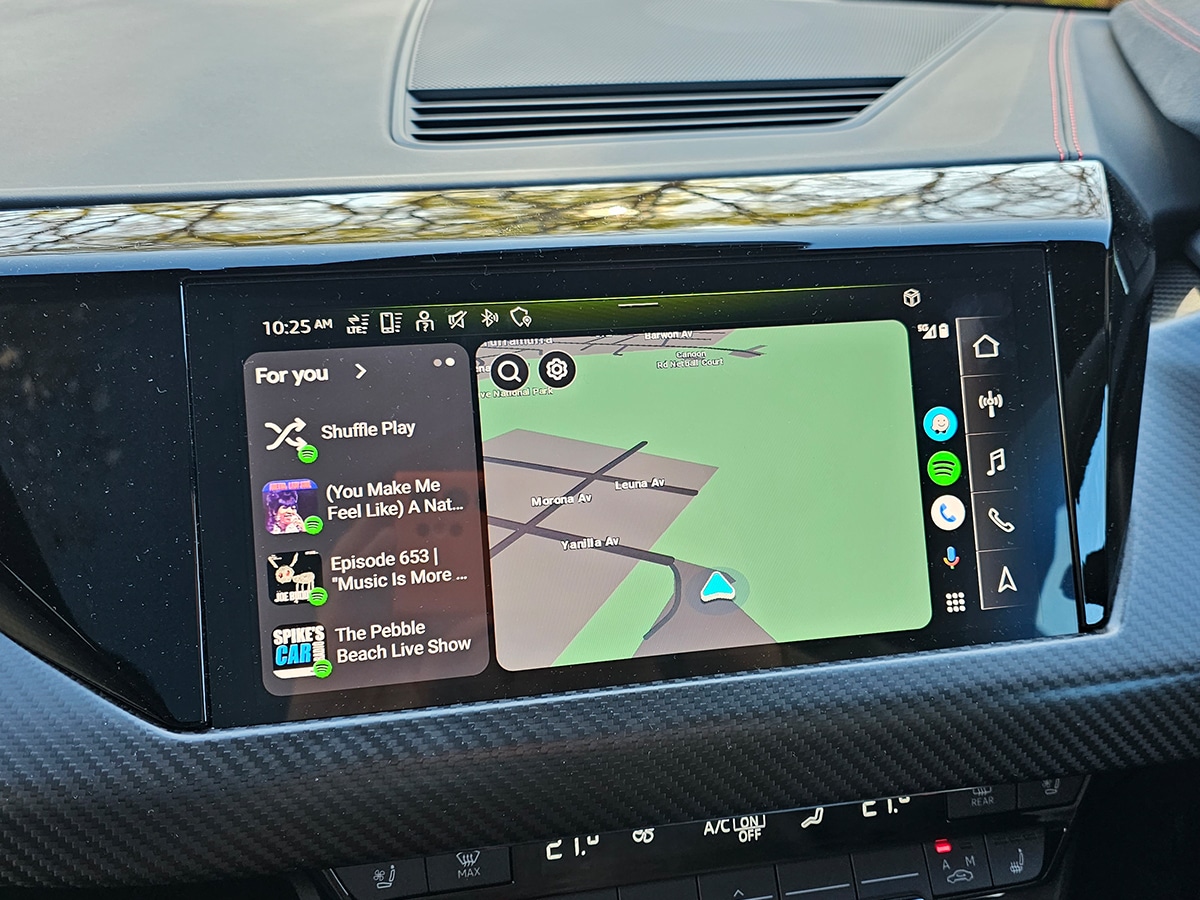 Audi rs e tron gt apple carplay android auto 1