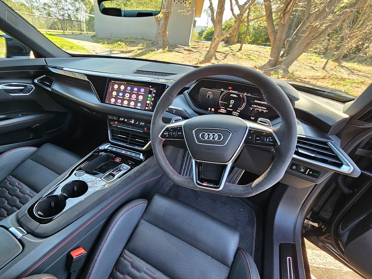Audi rs e tron gt interior dashboard